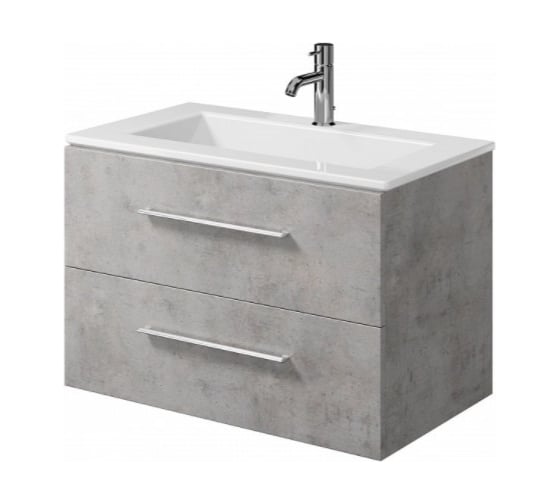 Подвесная тумба Creto Ares 80 Beton 10-1113B
