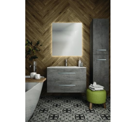 Подвесная тумба Creto Ares 80 Beton 10-1113B