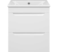 Тумба подвесная Misty Бриз - 50 2 ящика, белая мат. эмаль П-Бри-09050-012Я