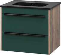 Тумба подвесная Brevita GREENWOOD - 60 с 2 ящика GRE-09060-0802Я