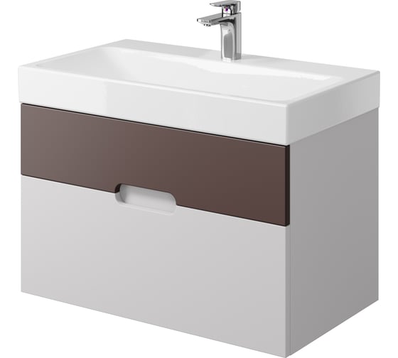 Подвесная тумба Creto Malibu Chocolate Soft 80 7-1078CS