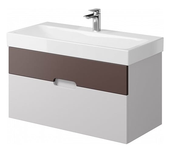 Подвесная тумба Creto Malibu Chocolate Soft 100, 7-1079CS 1