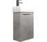 Подвесная тумба Creto Pollino Beton для раковины Milano 37 15-1418-1419B 3
