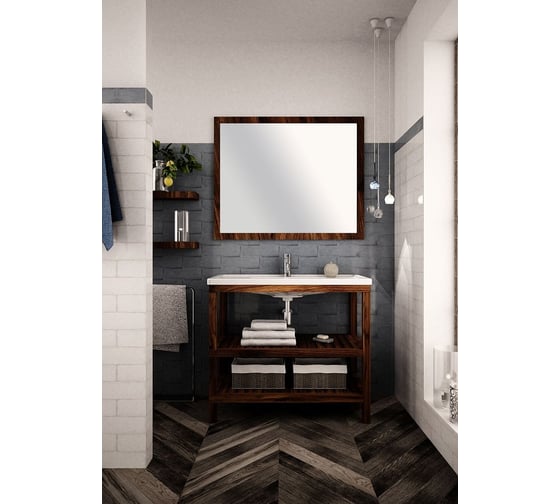 Зеркало в раме Creto Provence 1000х800 Wood, 9-1080W
