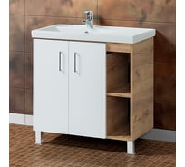 Тумба для ванной Акваль Лофт 80 см В2.5.01.8.0.1