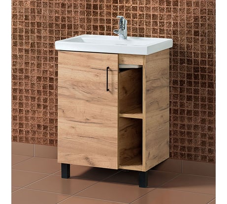 Тумба для ванной Акваль Лофт 60 см В2.2.01.6.0.1