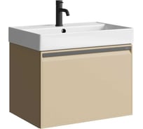 Подвесная тумба AQWELLA Pure 66 см в цвете бежевый PUR0165KS