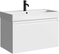 Подвесная тумба AQWELLA Pure 81 см в цвете белый PUR0108WM