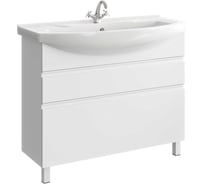 Напольная тумба AQWELLA Rodos 107 см в цвете белый ROD01102N