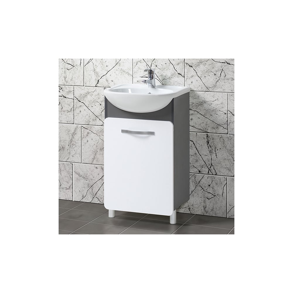 Тумба для ванной Акваль Сеул 50 см СЕУЛ.50.50.27.N - выгодная цена ...