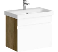 Подвесная тумба AQWELLA Smart 60 см в цвете дерево тёмное SRT0106DB