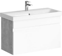 Подвесная тумба AQWELLA Smart 80 см в цвете бетон светлый SRT0108BS