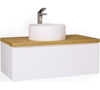 Подвесная тумба Jorno Solis new 100 для раковины MELANA MLN-7078A SolN.01.100, P, W, JR