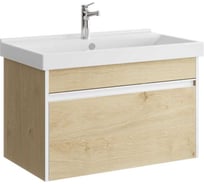 Подвесная тумба AQWELLA Urban 80 см в цвете дерево светлое URB0108DD