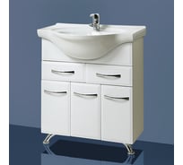 Тумба для ванной Акваль Эмили 75 см AL.01.75.00.N