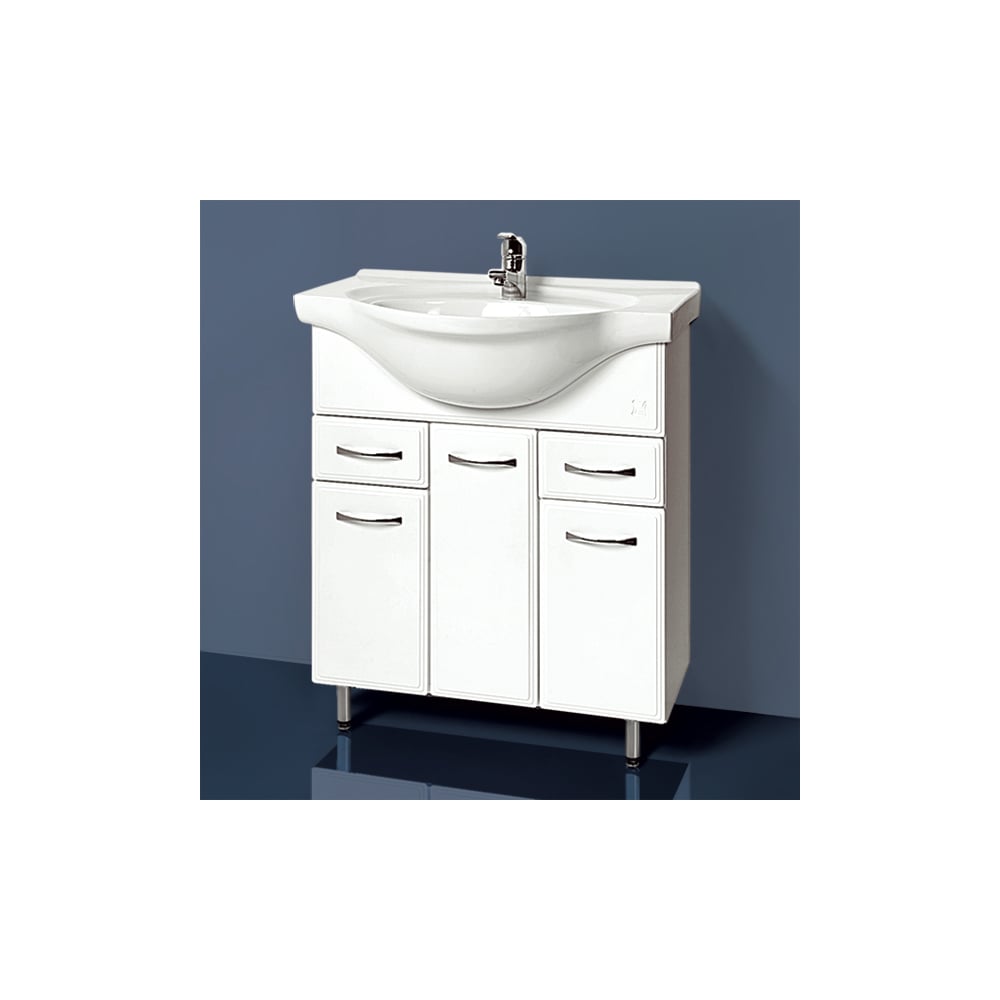 Тумба для ванной Акваль Эмили 75 см AL.75.00.02.N - выгодная цена ...