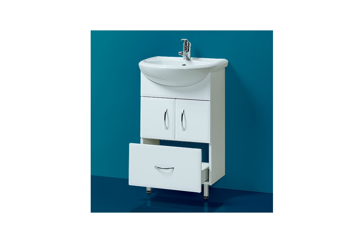 Тумба для ванной Акваль Эмили 55 см AL 55 00 02 N - выгодная цена ...