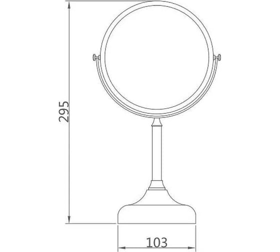 Зеркало увеличительное настенное Haiba HB6208