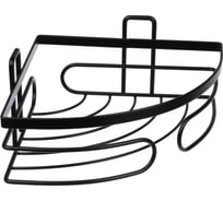 Настенная полка VETTA угловая, металл, 26,5x19x6,5 см, черный 478-244