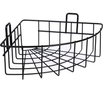 Настенная полка VETTA угловая, металл, 30,5x22x8 см, черный 478-243