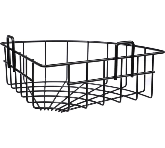 Настенная полка VETTA угловая, металл, 30,5x22x8 см, черный 478-243