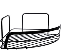 Настенная полка VETTA угловая, металл, 30x22x6 см, черный 478-250