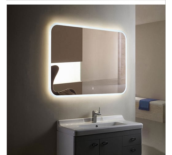 Зеркало DORATIZ Ева с LED подсветкой 915х685, сенсорный выключатель 2711.925