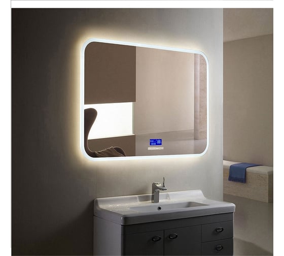 Зеркало DORATIZ Ева с LED подсветкой 800х680 - 6, модуль мфм, подогрев, 2711.921