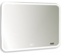 Зеркало DORATIZ Ева с LED подсветкой 915х685 - 3, подогрев, часы, 2711.923