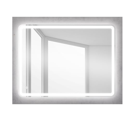 Зеркало со встроенным светильником и сенсорным выключателем BelBagno SPC-MAR-500-600-LED-TCH