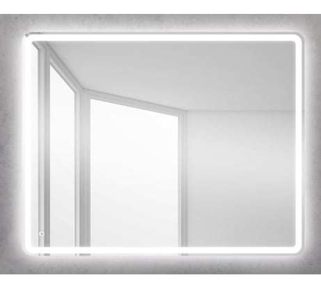 Зеркало со встроенным светильником и сенсорным выключателем BelBagno SPC-MAR-1000-800-LED-TCH