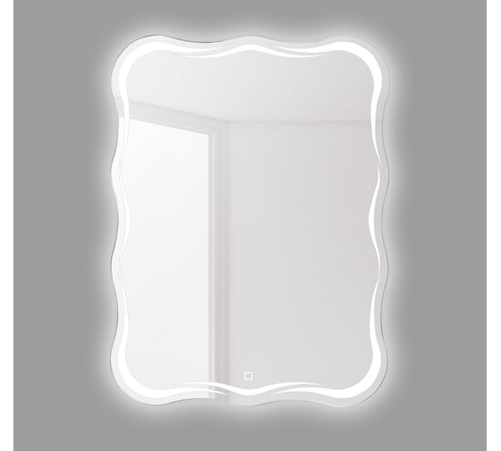Зеркало со встроенным светильником и сенсорным выключателем BelBagno SPC-OND-600-800-LED-TCH 1