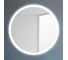 Зеркало круглое со встроенным светильником и сенсорным выключателем BelBagno SPC-RNG-1000-LED-TCH 1
