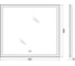 Зеркало со встроенным светильником BelBagno SPC-GRT-900-800-LED-TCH-WARM 2