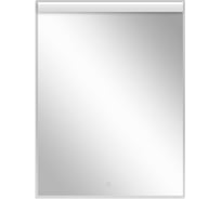 Зеркало в алюминиевой раме BelBagno с подсветкой и сенсорным выключателем SPC-UNO-600-800-TCH