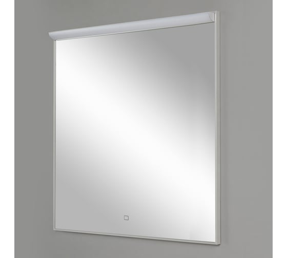 Зеркало в алюминиевой раме BelBagno с подсветкой и сенсорным выключателем SPC-UNO-1000-800-TCH