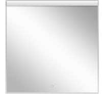 Зеркало в алюминиевой раме BelBagno с подсветкой и сенсорным выключателем SPC-UNO-800-800-TCH