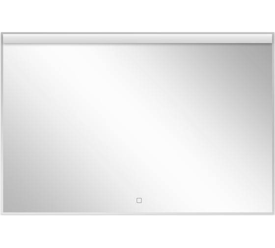 Зеркало в алюминиевой раме BelBagno с подсветкой и сенсорным выключателем SPC-UNO-1200-800-TCH