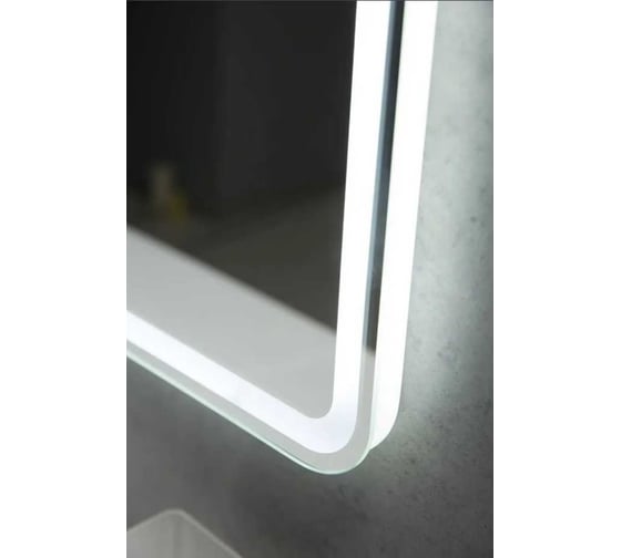 Зеркало со встроенным светильником и кнопочным выключателем BelBagno SPC-MAR-600-800-LED-BTN