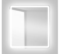 Зеркало со встроенным светильником и кнопочным выключателем BelBagno SPC-MAR-500-600-LED-BTN