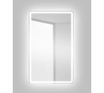 Зеркало со встроенным светильником и кнопочным выключателем BelBagno SPC-MAR-500-800-LED-BTN