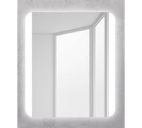 Зеркало со встроенным светильником и кнопочным выключателем BelBagno SPC-CEZ-700-600-LED-BTN