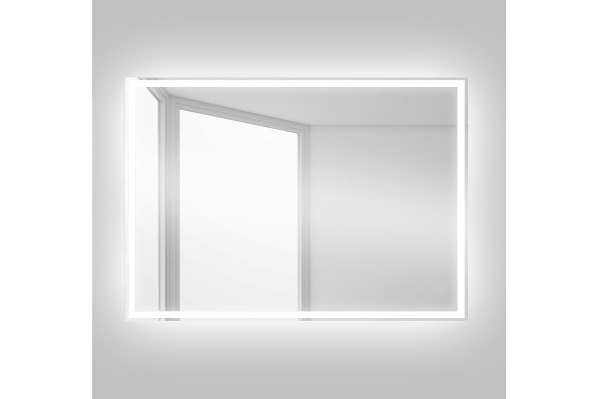 Зеркало со встроенным светильником и кнопочным выключателем BelBagno ...
