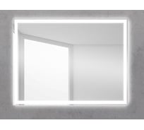 Зеркало со встроенным светильником и кнопочным выключателем BelBagno SPC-GRT-1000-600-LED-BTN