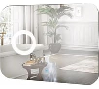 Зеркало Creto Alba 800х550 LED подсветка, сенсорный выключатель, увеличительное зеркало, 4-800550A