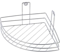 Угловая полка Soft Story 1 ярус, хром зеркало ПУ-1