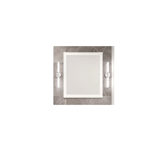 Зеркало Creto Vetra 60/70, белое 15-6070W 1