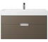Подвесная тумба Creto Malibu 100, Capuchino 7-1079Cap 2