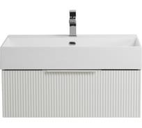 Тумба подвесная под раковину Cezares с выдвижным ящиком PREMIUM Plisse Bianco opaco, 70x44x25 см 55416