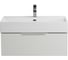 Тумба подвесная под раковину Cezares с выдвижным ящиком PREMIUM Plisse Bianco opaco, 70x44x25 см 55416 1